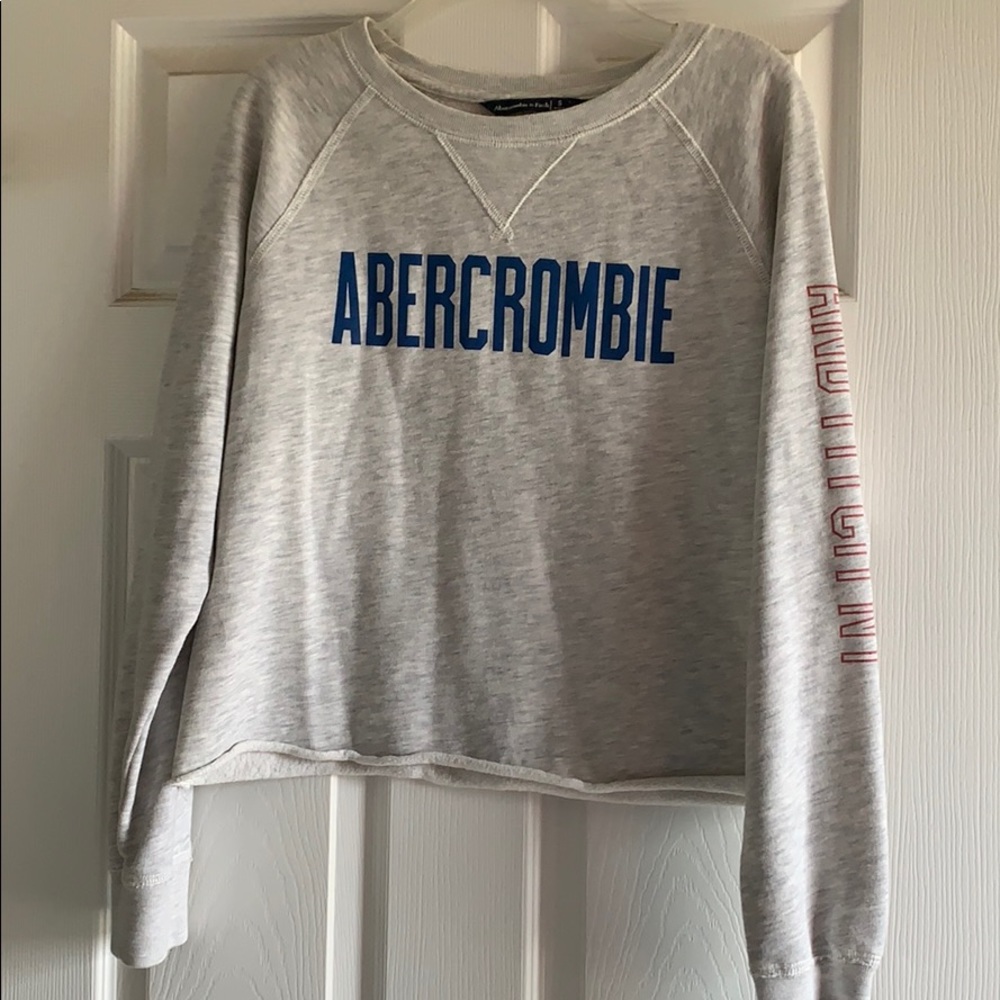 Small Abercrombie crop sweatshirt